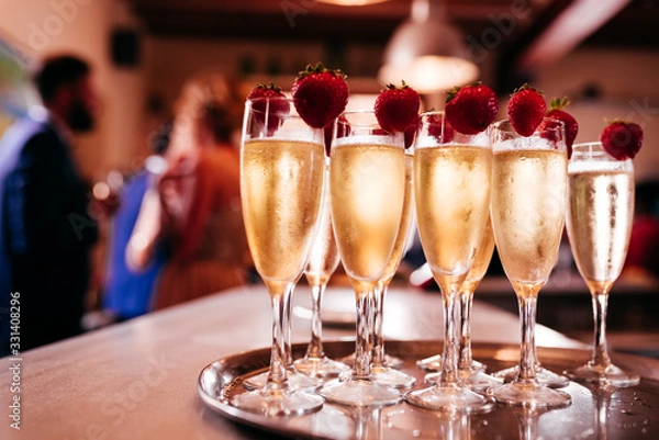 Fototapeta Sektempfang