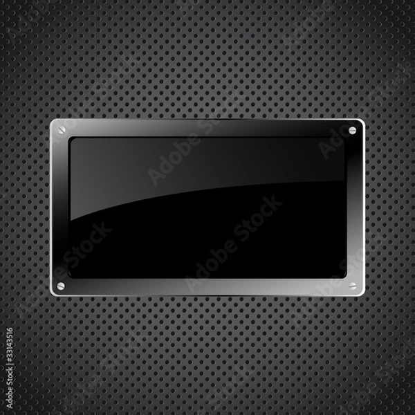 Obraz Blacha i błyszczący wektor