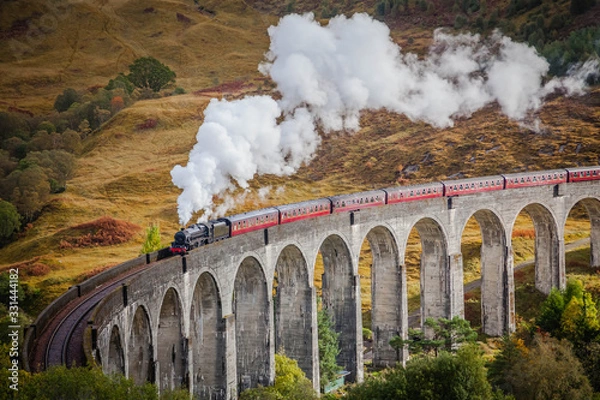 Obraz The train from Fort William to Maillag