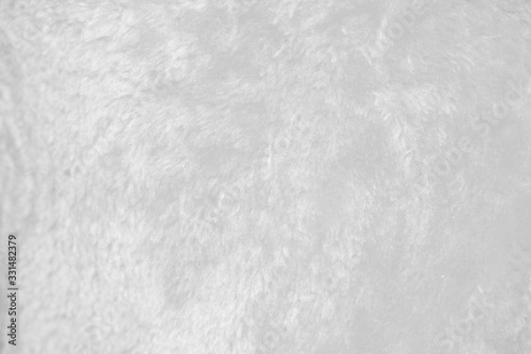 Obraz white fur background texture