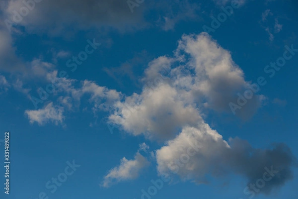 Fototapeta Blue sky background with clouds