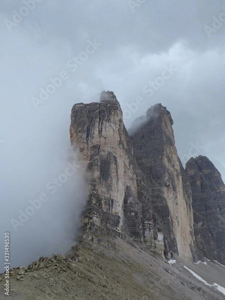 Obraz Drei Zinnen /Gewitter