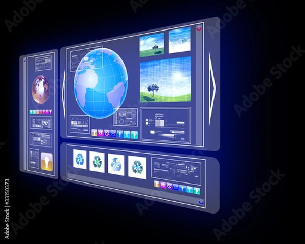 Obraz GPS navigator display