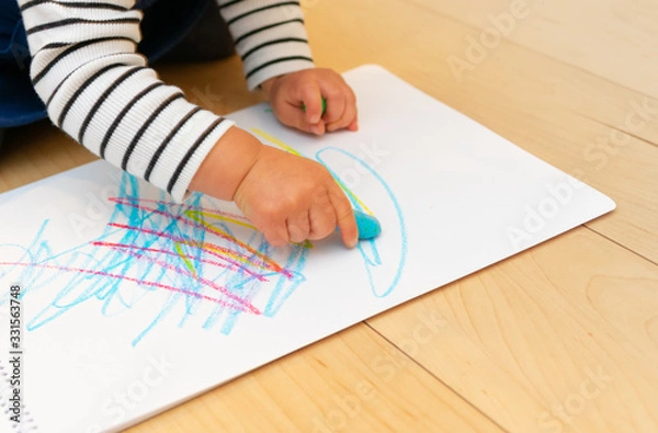 Obraz お絵かきをする子供