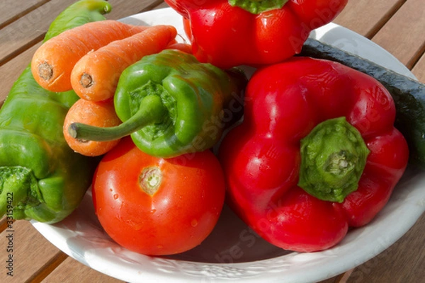 Obraz Verduras frescas