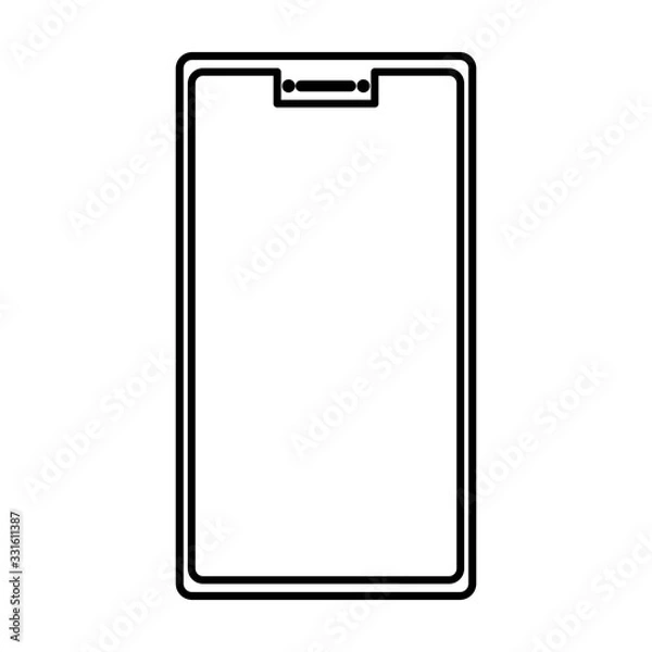 Obraz smartphone device technology isolated icon vector illustration designs