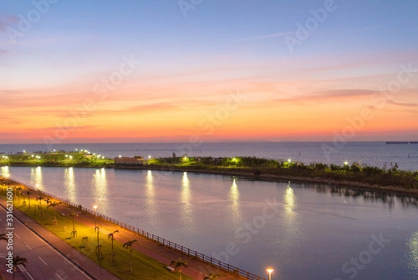 Obraz 南国の夕焼け