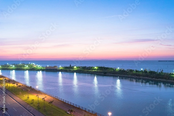 Obraz 南国の夕焼け