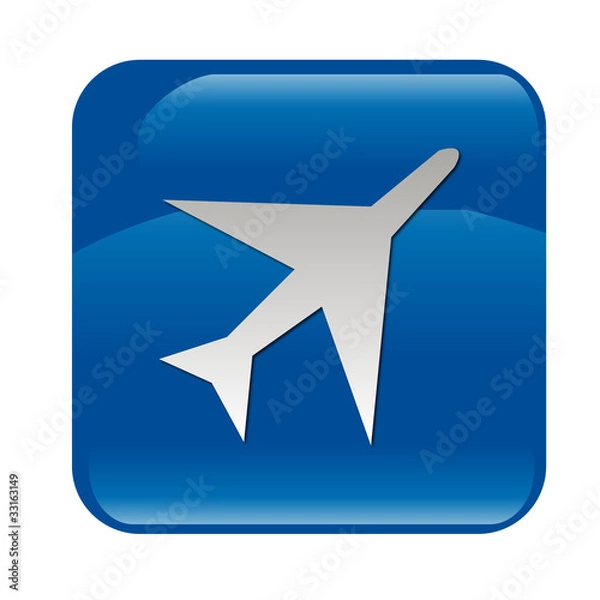 Obraz Botón aeropuerto