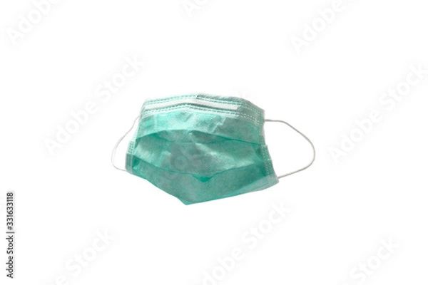 Fototapeta Mask with path on white background