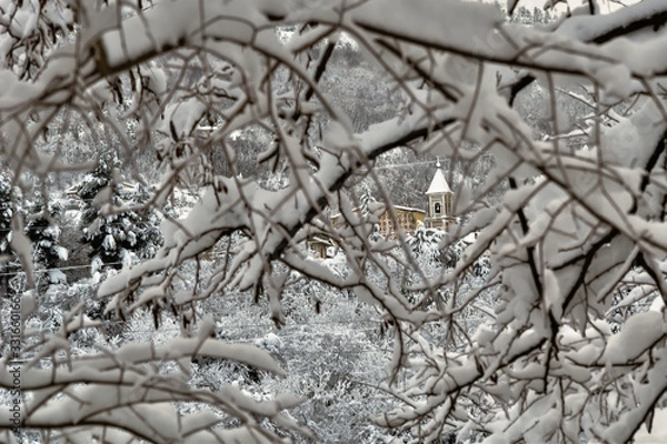 Obraz la chiesa innevata