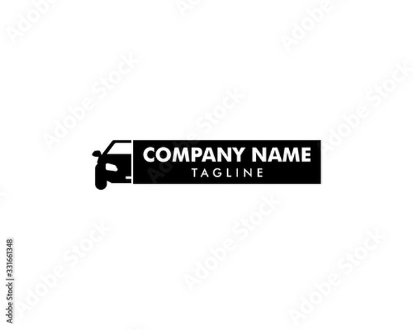 Fototapeta Car logo template vector illustration