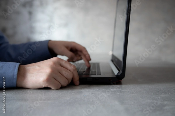 Fototapeta Pisanie na laptopie