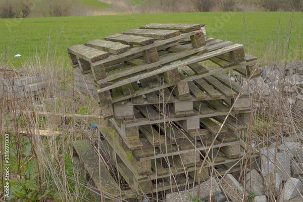 Fototapeta Holzstapel