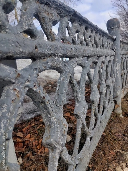 Fototapeta snow covered wall