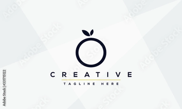 Fototapeta Creative abstract letter O logo design template. OO icon initial based monogram and symbol in vector.