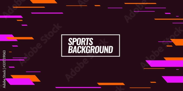 Obraz Modern colored background for sports