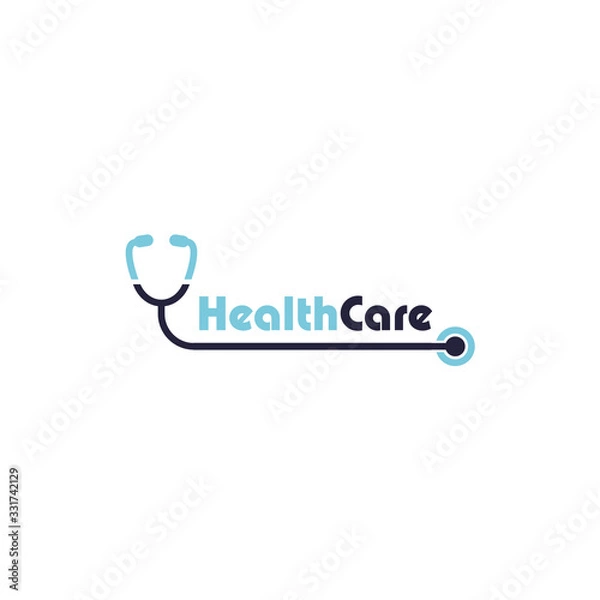 Obraz healthcare icon vector logo template