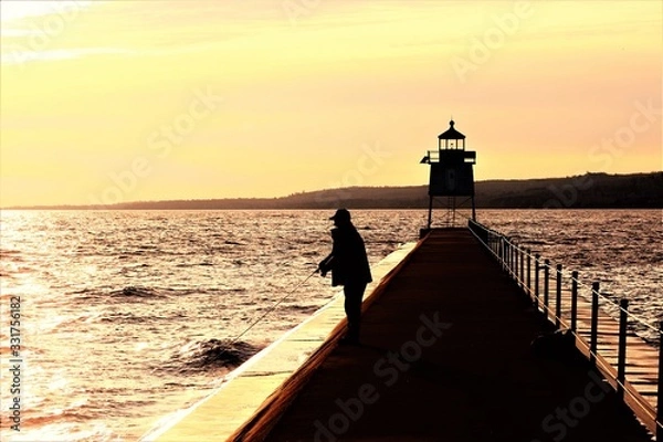 Fototapeta Two Harbors Lighthouse