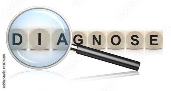Fototapeta Diagnose