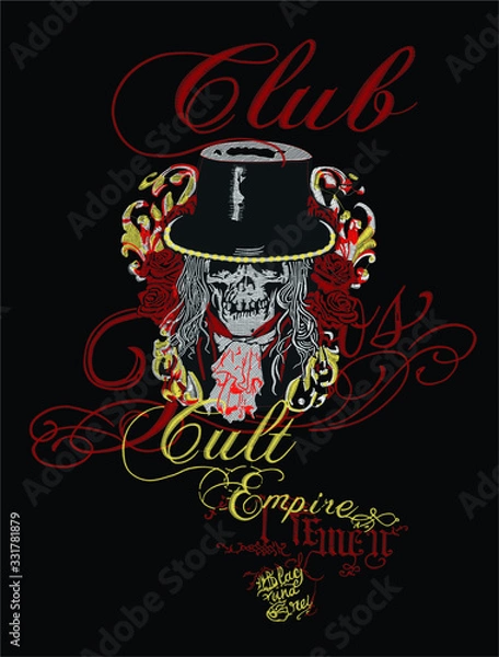 Obraz vintage floral background