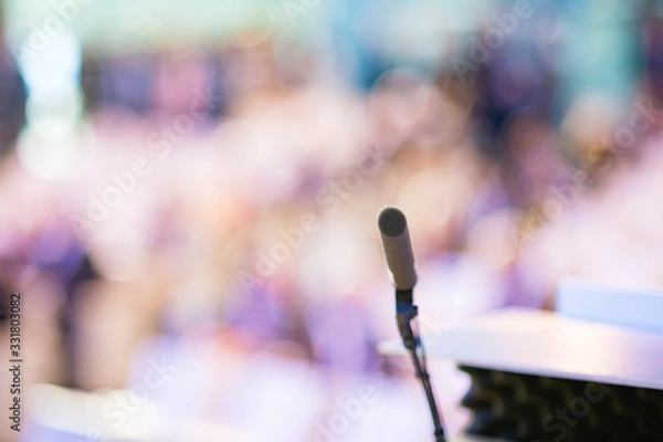 Obraz Micro en conferencia