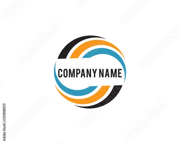 Fototapeta Swash Abstract Logo Design Vector