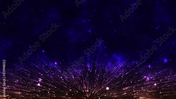 Obraz Abstract light ray particle gradient background