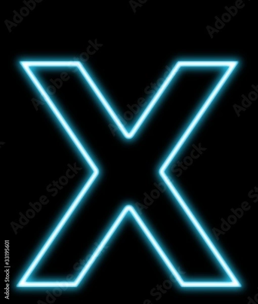 Fototapeta アルファベット、X