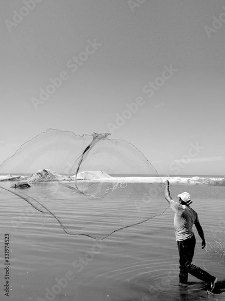 Obraz net fisherman