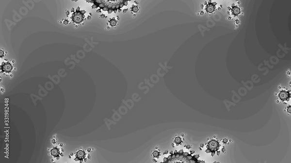 Fototapeta Gray color fractal abstract background,fractal abstract,creative fractal abstract