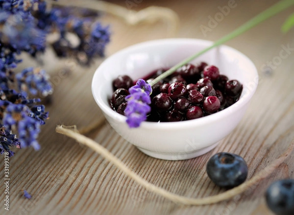 Fototapeta waldheidelbeeren