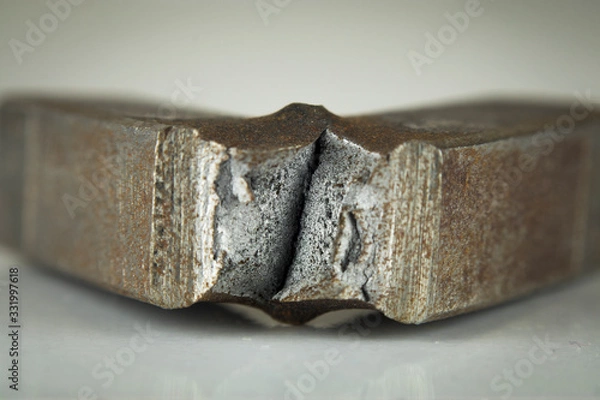 Fototapeta It is the low carbon steel that has been applied fracture test. Fracture test is applying to predict materials whether ductile or brittle. These kind of tests are called as Charpy and Izod test.