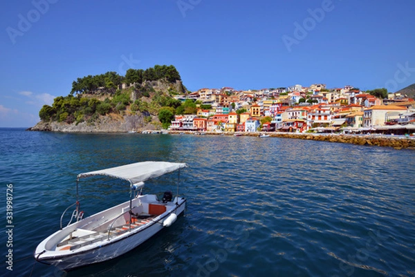 Fototapeta Parga cityscape, Greece