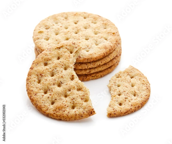 Obraz Cracker Isolated on White Background