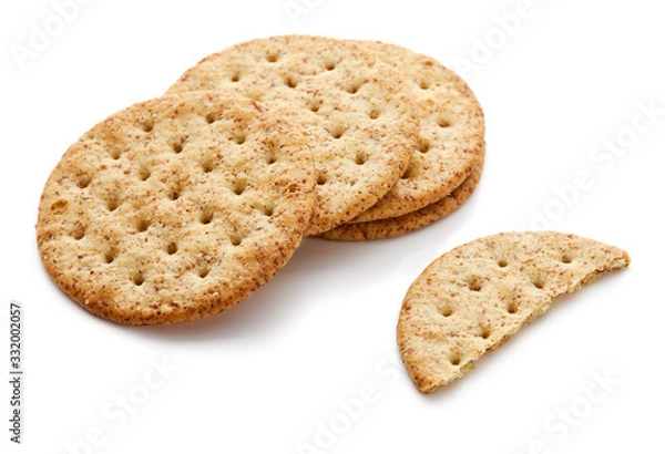 Obraz Cracker Isolated on White Background