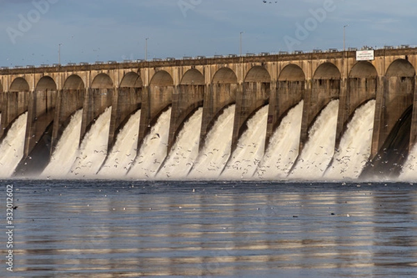 Obraz Spillways at Wilson Dam
