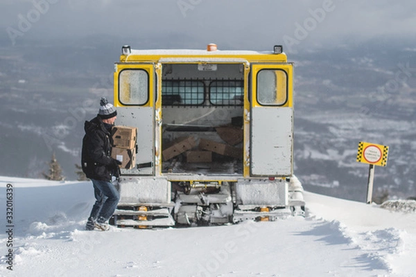 Obraz Transport w górach