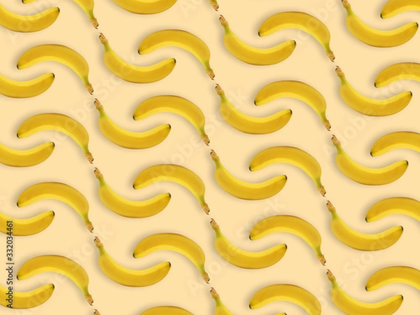 Obraz seamless abstract banana pattern on the beige background