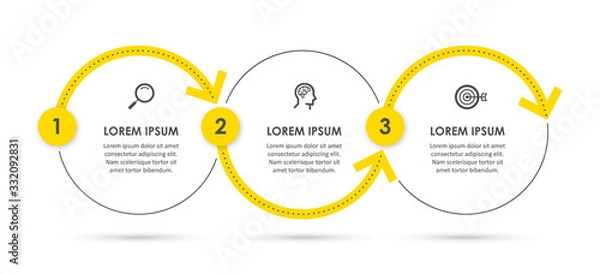 Obraz Vector infographic template