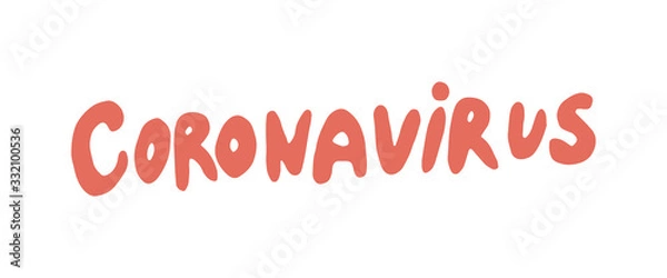 Fototapeta Set of hand lettering with quarantine and coronavirus tips. Different quotes vector in hand drawn style. Phrases for social networks, flyers, stickers