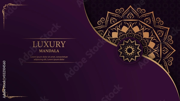 Obraz Luxury mandala arabesque ornamental background