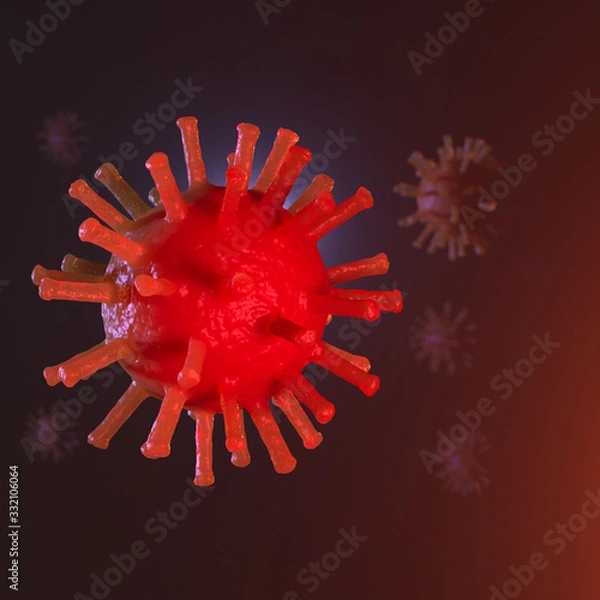 Obraz Coronavirus COVID-19 3d Model