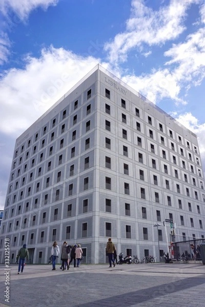 Fototapeta The municipal library Stuttgart