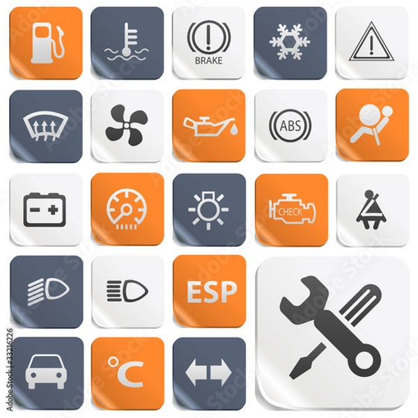 Obraz Satin Webicons "CAR"