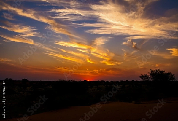 Obraz clouds at sunset