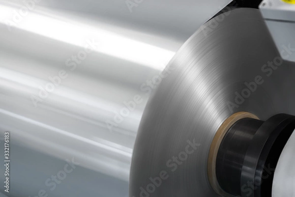 Obraz aluminium coil and sheet on machinery