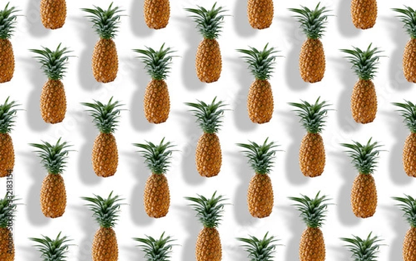 Fototapeta simple pineapple background for wallpaper