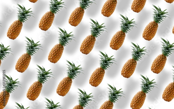 Fototapeta simple pineapple background for wallpaper