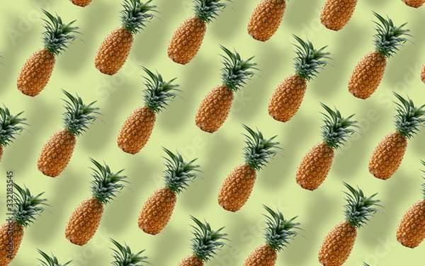 Fototapeta simple pineapple background for wallpaper